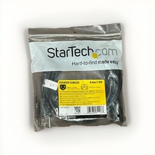 Startech.com 15 ft Standard Computer Power Cord, 15 Feet Cable, 120V US/Canada picture