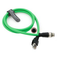 M12 4 Pin Male D-Code to RJ45 Cat5e Cable High Flexible for Industrial Camera picture