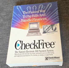 Tandy 1000 / PC CheckFree Electronic Bill Payment System 3.5