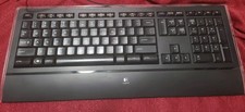 Logitech K740 Illuminated Keyboard Slim USB Wired Backlit Y-UY95 Tested/Working picture