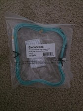 Monoprice OM3 Fiber-Optic Cable - LC/ST, 50/125 Type, MultiMode, Duplex, 10GB picture