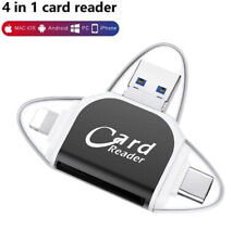 Multi-Port 4 in1 Universal Card Reader, Memory Card Reader Multiport Adapter picture