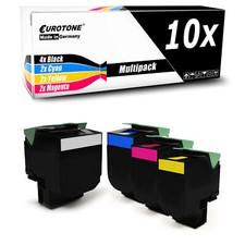 10X Cartridge XXL Replaces Lexmark 80C2SC0 80C2SK0 80C2SM0 80C2SY0 802SK - 802SY picture