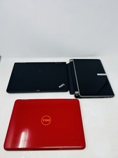 Lot of 3 Laptops Dell Inspiron 11 Lenovo ThinkPad Gateway Parts Repair Untested picture