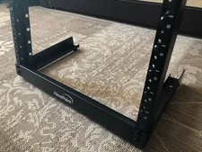 NavePoint 2-Post Open Frame Desk Server Rack 19