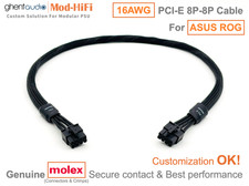 ⚡️16AWG PCI-E GPU 8P Cable for ASUS ROG LOKI SFX-L 1000W Platinum-📏70cm/27 inch picture