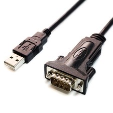 FTDI USB 2.0 to RS232 Serial DB9 Adapter Cable 3 Feet Thumbscrews USB Serial picture