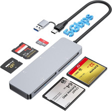 Cfast Card Reader, USB 3.0 USB C Cfast 2.0 Card Reader - 5 in 1 5Gbps Aluminum picture