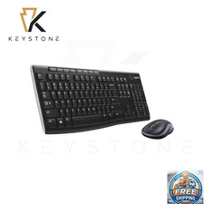 Logitech MK270 Full Size Wireless Keyboard and Mouse Combo - Black picture