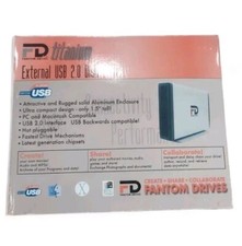 FANTOM DRIVES TITANIUM-External USB 2.0 HARD DRIVE.(new) picture