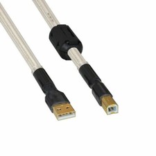 HIFI Type A to Type B USB Cable 6N OCC Silver Plated Data Cord for DAC CD AMP picture