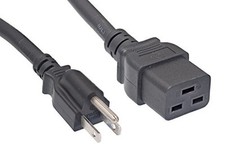 Cablelera North American Power Cord Extension, Nema 5-15P To C19, 6',  picture