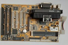 Biostar M6TLC Slot 1 ISA Retro Motherboard + Intel Pentium II 333MHz + 128MB RAM picture