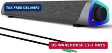 SOULION R30 Computer Speakers for Desktop PC, Wired USB Powered 3.5mm Aux picture