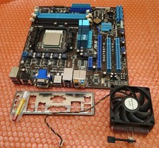 ASUS M4A785T-M Rev.1.02G Socket AM3 & AMD  AD610EHDK42GM CPU 2.4GHz I/O Heatsink picture