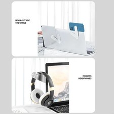 29ED Aluminum Laptop Extension Holder Foldable Adjustable Bracket Stand. picture