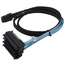 Mini SAS SFF-8087 to SAS SFF-8482 2 in 1 Internal Server High Speed Cable picture