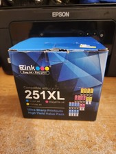 11 Brand New EZInk Compatible Canon Ink Cartridges Black 251XL - Sealed picture