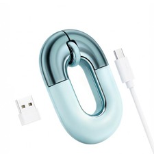 FOPATO Bluetooth Mouse for Laptop Donut Green Wireless Mouse, Rechargeable picture