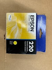 Genuine Epson T220 Yellow Standard Ink Cartridge picture
