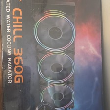 GOLDEN FIELD ICY CHILL 360G 360mm Liquid CPU Cooler ARGB 3x120mm Black AM4/LGA picture