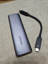 UGREEN SSD Enclosure, Tool-Free USB C External, 10Gbps M.2 Nvme picture