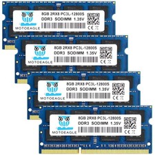 32GB DDR3 RAM 32GB Kit (4x8GB) DDR3/DDR3L 1600MHz PC3-12800 /PC3L-12800S CL11 1. picture