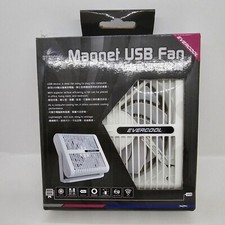 Evercool Magnet White USB 360 Computer Cooling Fan * 5V DC 120mm Rotation picture