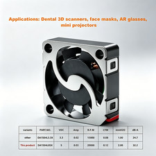 5 PCS 15*4mm 5V 20000RPM 0.12CFM Miniature DC Cooling Fan picture
