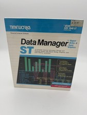 NEW Vintage Timeworks Data Manager For Atari 520/1040 ST Computer SEALED picture