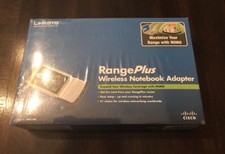 Cisco Linksys Range Plus Wireless Notebook Adapter, WPC100 NEW SEALED picture