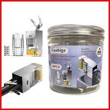 Gaobige 30-Pack Cat7 Cat6A Shielded RJ45 Connectors picture