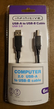 Infinitive USB-A to USB-B Cable 6ft USB 2.0 Printer Audio Interface Cord picture