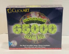 Click Art  Incredible 65000 Image Pak Windows CD Set Imaging Editing Art picture
