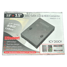 ICY DOCK MB882SP-1S-1B 2.5in to 3.5in SATA Converter Tool-less Black picture
