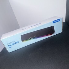 BLUEDEE SK010 Wired/Bluetooth 2.0 Computer Soundbar Black RGB Illuminated picture