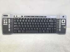 Microsoft 1044 Wireless Remote Keyboard, All in One Media Keyboard, X801984-001 picture