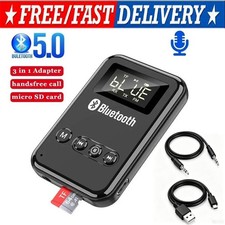 USB Bluetooth 5.0 Transmitter Receiver 4in1 Wireless Audio 3.5mm Aux Car Lot picture