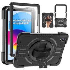 Waterproof Case iPad A16 11th Generation Rugged Shockproof Rotating Stand Cover picture