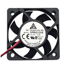 Delta 12V DC Brushless Tubeaxial Fan – 50mm Cooling Fan picture