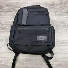 Samsonite Openroad Laptop Business School Backpack Black Nylon Zip Pockets picture