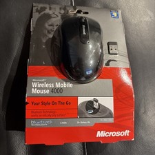 Microsoft Mobile 4000 Wireless BlueTrack Mouse 1383, 1447 Windows 7 Sealed NOS picture