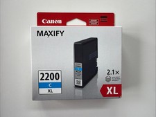 Canon PGI-2200 XL Cyan Pigment Ink Tank for iB4020, iB4120, MB5020, MB5120, MB53 picture