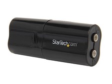 StarTech.com ICUSBAUDIOB USB Interface Black Audio Adapter picture