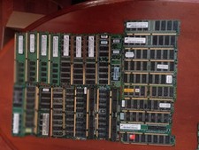 QTY 28 LOT PC100 PC133 DDR - Memory RAM Desktop Vintage Lot UNTESTED picture
