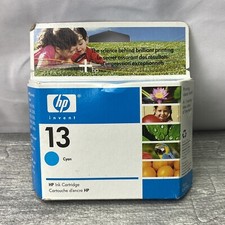 New HP 13 Cyan Ink Cartridge (C4815A)- Genuine, OEM Expiration 2007 picture