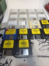 Vtg 1992 Apple Mac Macintosh Floppy Disk Lot Of 40 System Print And More picture