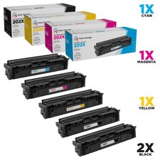 LD 5pk Comp Laser Toner Cartridge for HP 202X CF500X M254dw M281dw 202 X picture