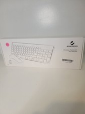 Wireless Keyboard and Mouse,J JOYACCESS USB Slim Wireless Keyboard Mouse with Nu picture