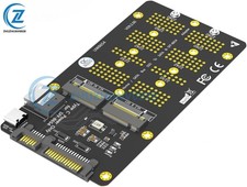 High-Speed 2 in 1 M.2 NVMe/SATA SSD To SFF-8654 & SATA Adapter Combo picture